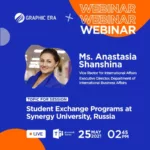 Webinar on “Student Exchange Program at Synergy University, Russia”