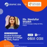 Webinar on “Student Exchange Program at College de Paris”