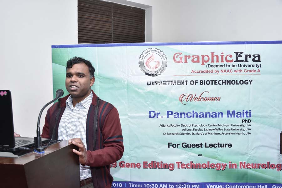 Guest Lecture on Crisp-Cas9 Gene Editing Technology In Neurological Disease