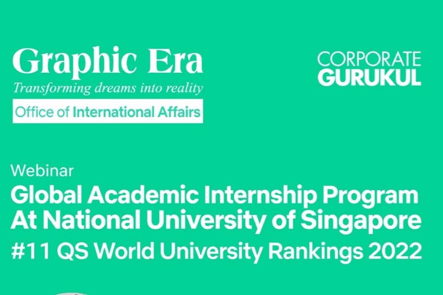 Webinar on “Global Academic Internship Program” by National University of Singapore &amp; Hewlett Packard Enterprise