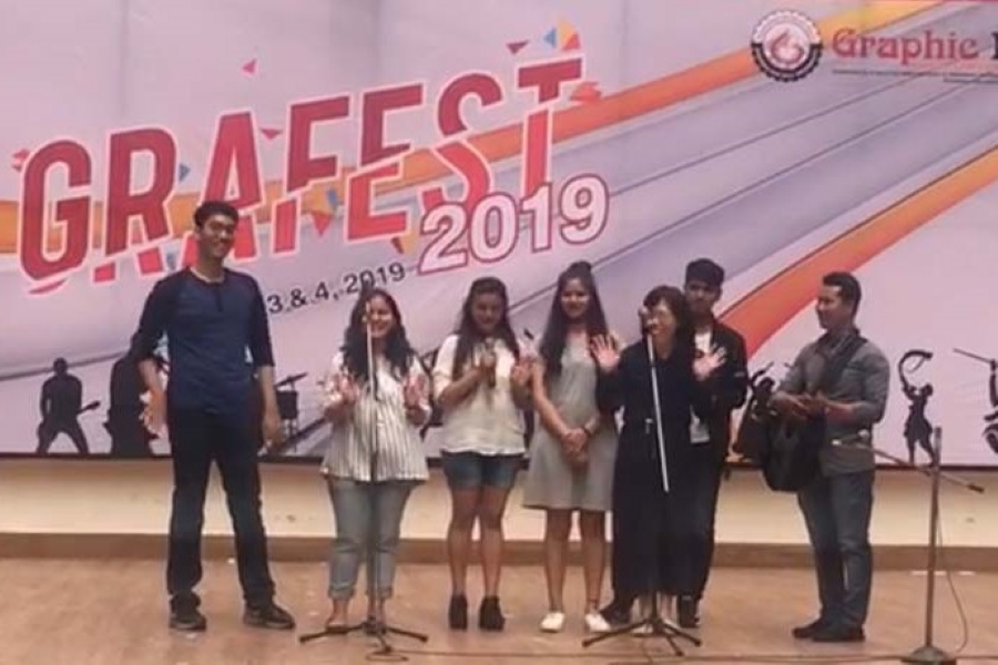 Participation of GEU/GEHU Students learning Mandarin (Chinese) Language in GRAFEST 