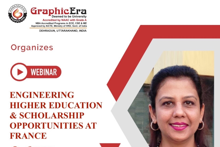 Webinar on “Engineering Higher Education &amp; Scholarship Opportunities at France”