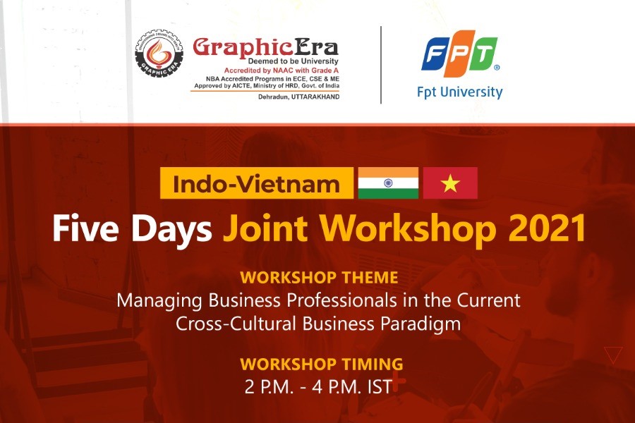 5 Day INDO-VIETNAM Joint Workshop: Managing Business Professionals in the Current Cross Cultural Business Paradigm