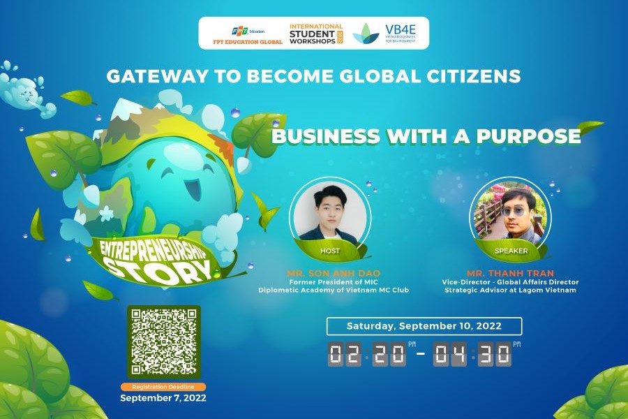 International Student Workshop: “Entrepreneurship Story: Business with a Purpose”