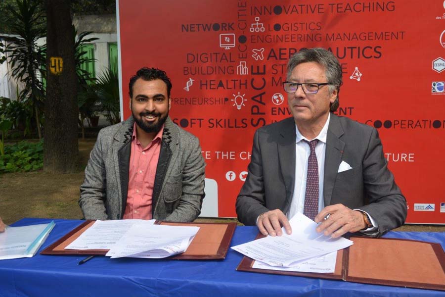 MOU signing ceremony with EPF, France &amp; Network n+i, France