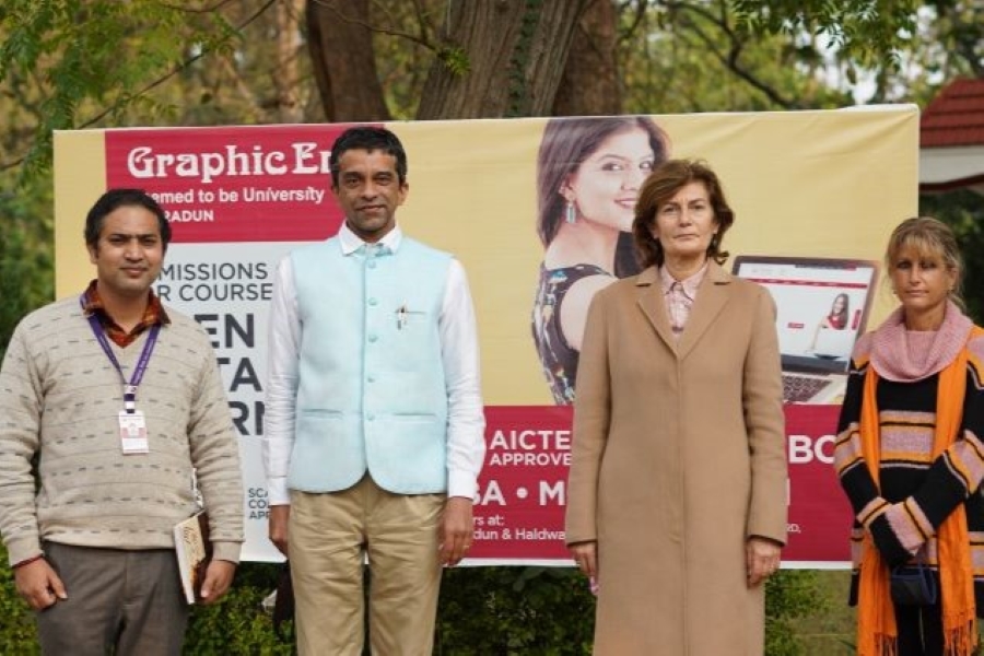 Visit of Ms. Isabelle VIERGET-RIAS, Embassy of France in India