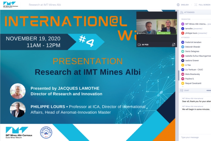 Presentation on “Research at IMT Mines Albi”