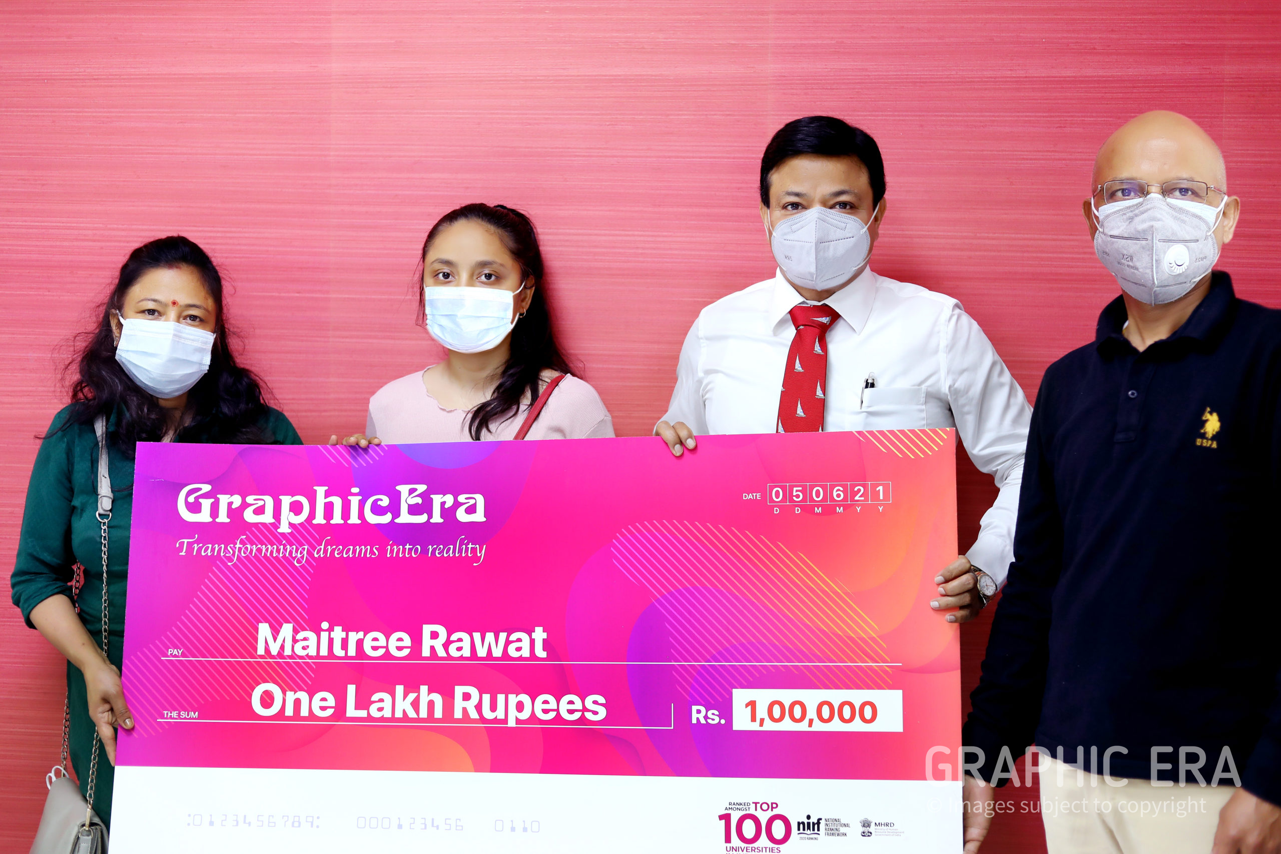 Graphic Era Student, Maitree Rawat Bags Job in Google with Placement package of 54.80 Lakh